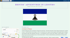 Desktop Screenshot of brounsinlesotho.blogspot.com