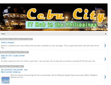 Tablet Screenshot of cebu-city-philippines.blogspot.com