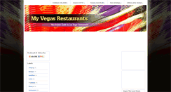 Desktop Screenshot of myvegasrestaurants.blogspot.com