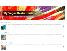 Tablet Screenshot of myvegasrestaurants.blogspot.com