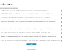 Tablet Screenshot of chiensdumaroc.blogspot.com