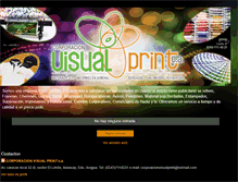 Tablet Screenshot of corporacionvisualprint.blogspot.com