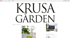 Desktop Screenshot of krusagarden.blogspot.com