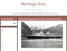 Tablet Screenshot of heritagezen.blogspot.com