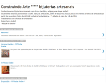 Tablet Screenshot of construindoarte.blogspot.com