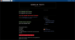 Desktop Screenshot of gebeliktesti.blogspot.com