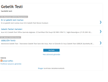 Tablet Screenshot of gebeliktesti.blogspot.com