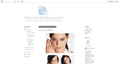 Desktop Screenshot of matrixmodelsny.blogspot.com