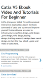 Mobile Screenshot of catia-begin.blogspot.com
