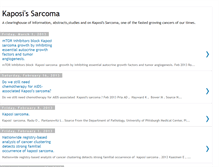 Tablet Screenshot of kaposissarcomainfo.blogspot.com