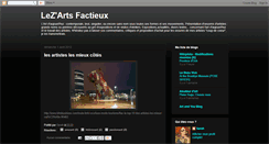 Desktop Screenshot of lezartsfactieux.blogspot.com