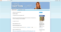 Desktop Screenshot of cynthiahotton.blogspot.com