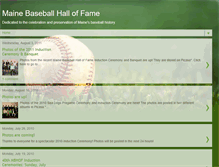 Tablet Screenshot of mainebaseballhof.blogspot.com