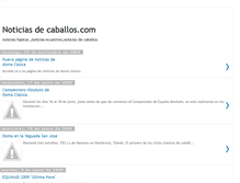 Tablet Screenshot of noticiasdecaballos.blogspot.com