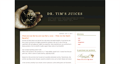 Desktop Screenshot of drtimsjuices.blogspot.com