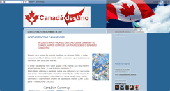 Desktop Screenshot of canadadestino.blogspot.com