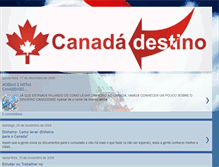 Tablet Screenshot of canadadestino.blogspot.com