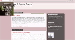 Desktop Screenshot of frontandcenterdance.blogspot.com