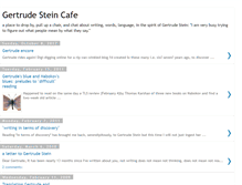 Tablet Screenshot of gertrudesteincafe.blogspot.com