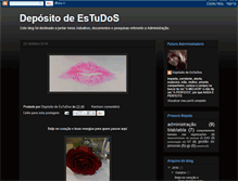 Tablet Screenshot of depestudos.blogspot.com