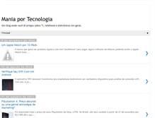 Tablet Screenshot of maniaportecnologia.blogspot.com