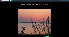 Desktop Screenshot of jadegryphonsnaturewalk.blogspot.com