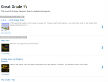 Tablet Screenshot of greatgrade1.blogspot.com