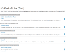 Tablet Screenshot of itskindoflikethat.blogspot.com