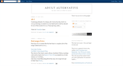 Desktop Screenshot of adultalternative.blogspot.com