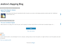 Tablet Screenshot of mappingexperience.blogspot.com