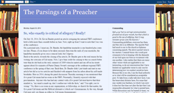 Desktop Screenshot of parsingsofapreacher.blogspot.com