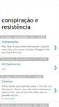 Mobile Screenshot of conspiracaoeresistencia.blogspot.com