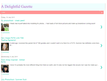 Tablet Screenshot of delightfulgazette.blogspot.com