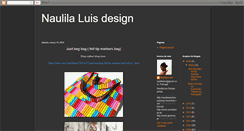 Desktop Screenshot of naulilaluisdesign.blogspot.com