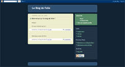 Desktop Screenshot of leblogdefolie.blogspot.com