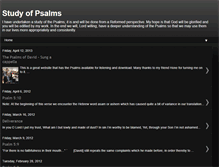 Tablet Screenshot of dannystudyofpsalms.blogspot.com