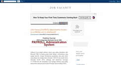 Desktop Screenshot of portaljobvacancy.blogspot.com