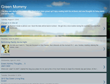 Tablet Screenshot of greenmommythoughts.blogspot.com