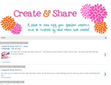 Tablet Screenshot of createandshareblog.blogspot.com