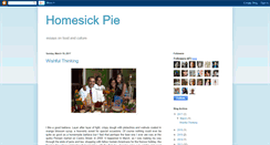 Desktop Screenshot of homesickpie.blogspot.com