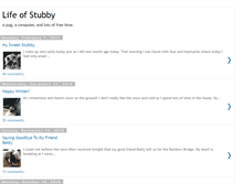 Tablet Screenshot of lifeofstubby.blogspot.com