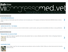 Tablet Screenshot of congressomedvet.blogspot.com