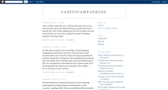 Desktop Screenshot of caseyscamfanblog.blogspot.com