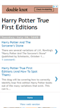 Mobile Screenshot of harrypottertruefirsteditions.blogspot.com