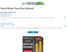 Tablet Screenshot of harrypottertruefirsteditions.blogspot.com