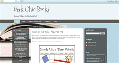 Desktop Screenshot of geekchicbooks.blogspot.com