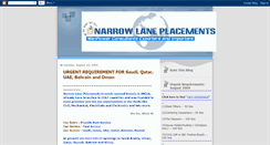 Desktop Screenshot of narrowlanesconsultancy.blogspot.com