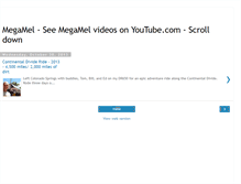Tablet Screenshot of megameladventures.blogspot.com
