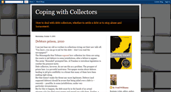 Desktop Screenshot of copingwithcollectors.blogspot.com