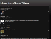Tablet Screenshot of lifeandtimesofdenniswilliams.blogspot.com
